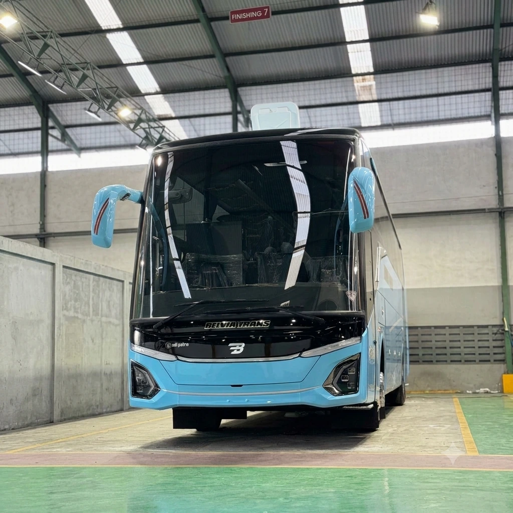 Bus Zeyla Belvia Trans - Super Executive kapasitas 50 kursi dengan teknologi Jetbus 5